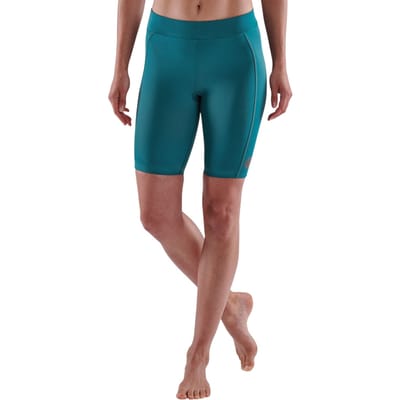 Skins Dames Serie-3 Compressie Shorts (Teal Blauw)