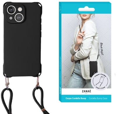 Zanae - iPhone 13 / 14 - Backcover - Cordella Bump case - Zwat