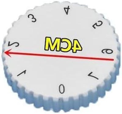 Temperatuurregelingsknop - Thermostaatknop Koelkast - Koelkast Reparatie - Eenvoudige Vervanging - 4 cm Buitendiameter - Wit