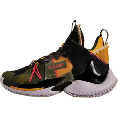 Jordan Why Not Zer0.2 SE Zwart Karmozijnrood Geel (GS) 36 black