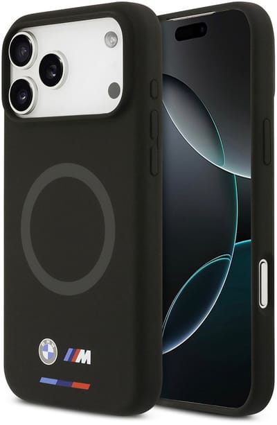 BMW Back Cover - iPhone 17 Pro Max - Zwart - MagSafe - Slank & Schokabsorberend ontwerp