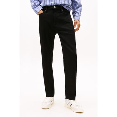 Tommy Hilfiger Sonny Regular Tapered Jeans Denim Black Maat: W30L32 | Slim Jeans Outlet | Heren | Zwart
