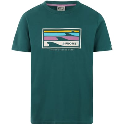 Protest PRTHanwell - T-shirt Heren - Korte mouwen - Ronde hals - Normale pasvorm - Crème