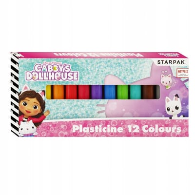 Starpak Kneedbare Klei 12 Kleuren Gabby's Dollhouse
