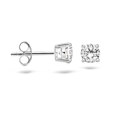 Blush Oorbellen 7127WZI -  Wit Goud (14Krt.) met Zirconia