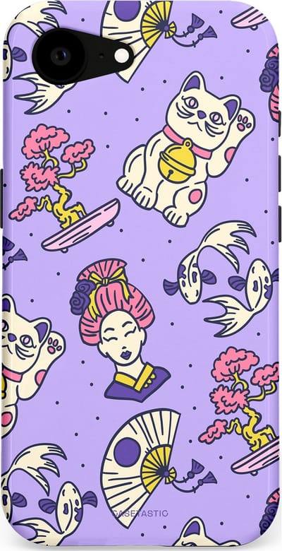 Casetastic Hoesje Geschikt voor Apple iPhone 16e Magsafe - Stijlvolle Beschermende Duo-layer Case - Bonsai