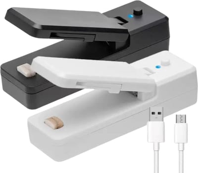 Draagbare Mini Sealer Heat Sealer Voor Snacks Thuisgebruik Oplaadbare Sealer Vacuüm Sealer Snacks Plastic Zak Heat Sealer