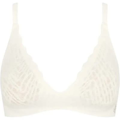 Sloggi ZERO Feel Bliss THE UP P Bra Dames Beha - ZIJDE WIT