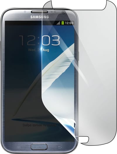 3mk, Geschikt voor Samsung Galaxy Note 2, Schokbestendige Hydrogel Screenprotector, Transparant