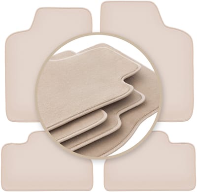 PREMIUM beige matten voor: Opel Ascona C liftback, sedan 1981-1988