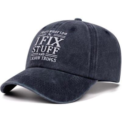 Ifix Stuff Letter Borduurwerk Gewassen Baseballpetten Dad Hat Dames Heren Buiten Hip-Hop Casual Eendenmutsen Klassieke Stijl Sport Golf H 54-61CM gray