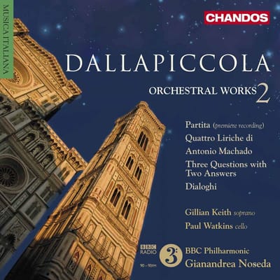 Gillian Keith, Paul Watkins, BBC Philharmonic - Dallapiccola: Orchestral Works Volume 2 (CD)