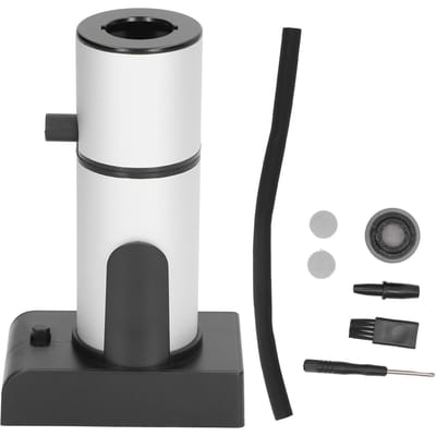 Fumoir à cocktail à boisson Vitesse réglable Alliage d'aluminium et de zinc Kit d'infuseur de fumée portatif pour argenté