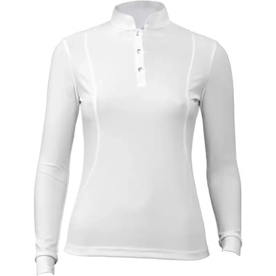 Meisjes wedstrijdpoloshirt met lange mouwen Tattini
