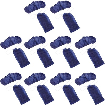 10 Set Disposable Bras and Panties Non Woven Breathable Soft Hygienic Disposable Underwear Set for Spa Sauna Beauty blue
