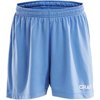 Craft Squad Short Solid Junior  Sportbroek - Maat 122  - Unisex - blauw/wit Maat 122/128