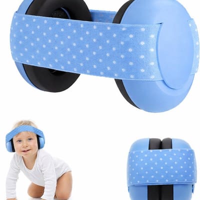 SMH LINE® Baby Gehoorbescherming - Verstelbaar - Tot 3 jaar - Blauw