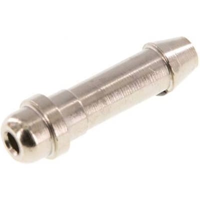 6 mm vernikkeld Messing Slangpilaar zonder Wartelmoer (G1/8'') 11mm [5 Stuks]