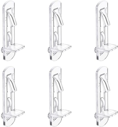 Dailygoods- Plankondersteuning Dikker Plastic - 30 Pack - Zelfsluitend - Kast Plank Pins - Ondersteuning Meubels - Geschikt voor 16mm Planken - Plankpinnen