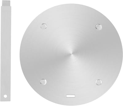 Inductie Adapterplaat van 28 cm - RVS Warmteverspreider met Afneembare Handgreep voor Inductiekookplaten, Geschikt voor Pannen en Koken