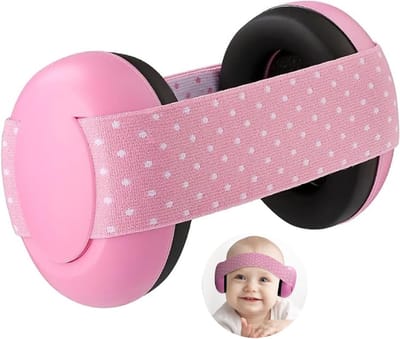 Comfortabele Baby Oorkappen, 25 dB Geluiddemping voor 0-36 Maanden, Veiligheid en Rust voor Reizen en Geluidsbescherming