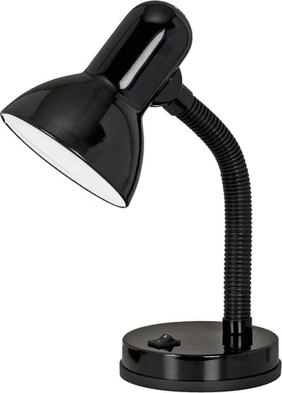 EGLO Basic Tafellamp/Bureaulamp - E27(excl) - 30 cm - Zwart