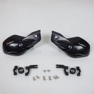 one mask zwarte stuurbeschermer diameter 22 of 25mm voor enduro crossmotoren nieuw