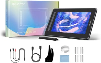 RFWR® Grafisch Tablet 11,9 Inch Pen-Display Met Smart-Chip Voor Beeldbewerking En Illustratie