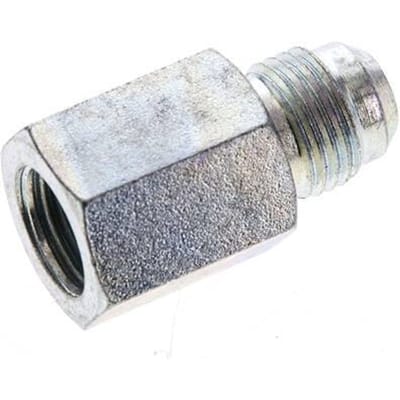 JIC Verloopnippel G1/4'' Binnendraad X UNF 9/16''-18 Buitendraad Staal 275bar