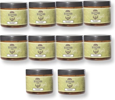 10 X SCOTTISH HAIR & BEARD STYLING & FINISHING GEL EXTRA STRONG 500 ML