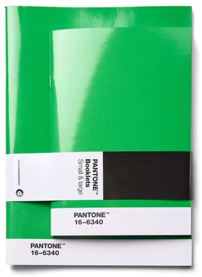 Copenhagen Design - Schriften Set van 2 Stuks Gestipt - Green 16-6340 - Papier - Groen -