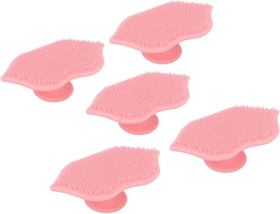Set van 5 Flexibele Silicone Lippenborstels met Zuignap - Diepe Exfoliatie en Zachte Lippen Scrubs voor Gladdere Lippen