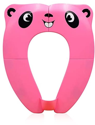 Opvouwbare Babytoiletbril voor Kinderen - Draagbaar en Hygiënisch met Antislip Pads