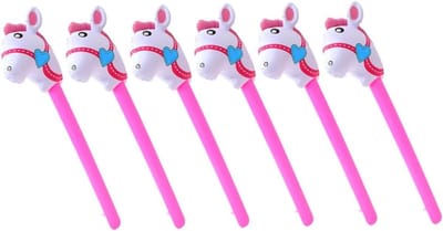 Opblaasbaar Paard - Stokpaard Ballon - Feest Activiteit - Grote Decoratie - 100 cm - Multicolor
