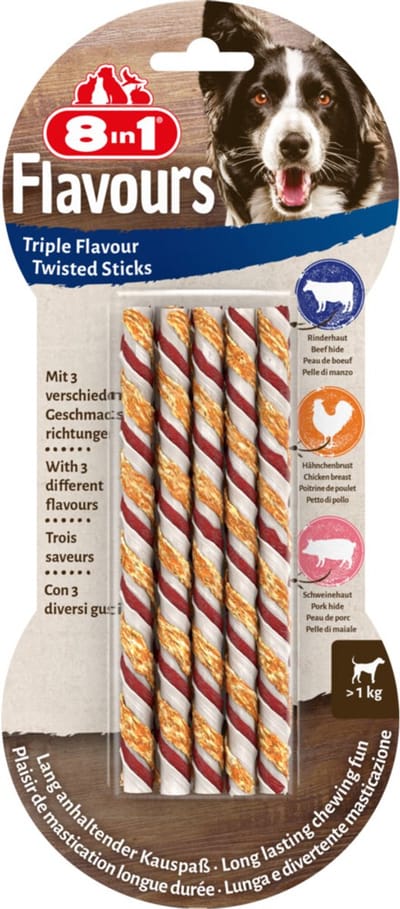 8in1 Triple Flavour Sticks - 6 x 10 stuks - Voordeelverpakking