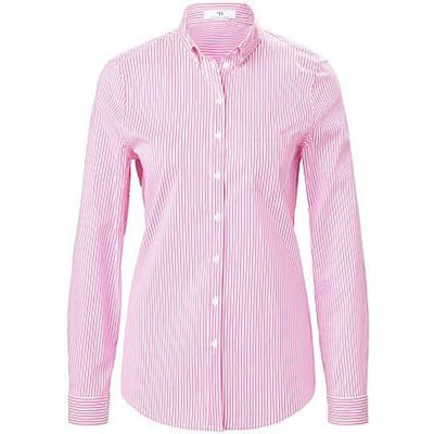 Blouse button-downkraag Van Peter Hahn pink