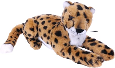 PIA Soft Toys - Pluche Knuffeldier Cheetah - liggend - 35 cm