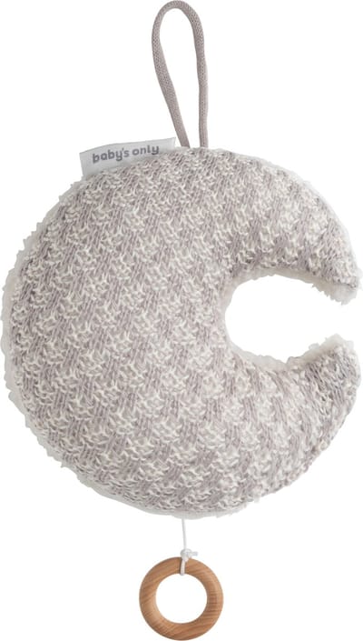 Baby's Only Muziekdoosje maan Happiness - Urban Taupe - 18 cm