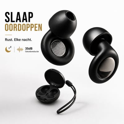 GoldenBerry Slaapoordoppen – Sleep Plugs – 35dB Geluidsdemping – Oordoppen voor Slapen en Snurken – Geschikt voor Zijslapers – Herbruikbare Siliconen Oordopjes – Inclusief 4 Maten en Compacte Case