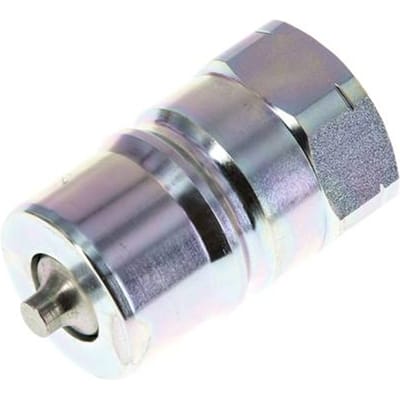 Stalen DN 40 Hydraulische Koppeling Insteeknippel 1 1/2 inch NPT binnendraad ISO 7241-1 B D 44.5mm