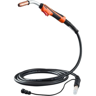 Pistolet de soudage Mig 250 Ampères avec câble de 15 pieds pour fils de 0,030  0,035  et 0,045