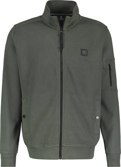LERROS - Sweater - Maat M - Mannen - Khaki - katoen