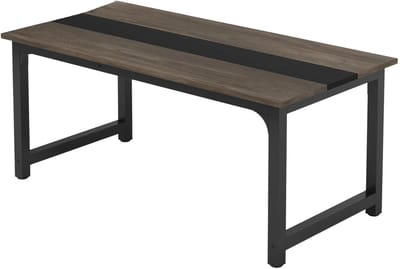 Bureau Orvion - 160cm - Grijs - Computerbureau - Voor thuis of werk
