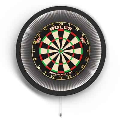 Bull's Lumo XL - Dartbord Verlichting & Surround - 360° LED Verlichting - 120 LEDs - Extra Muurbeveiliging - Darten