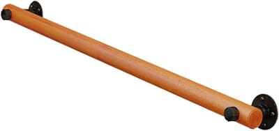 Houten trapleuning - Wandleuning huis - Veilig traplopen - Natuurlijk massief hout - 30 cm - Natuurlijk hout
