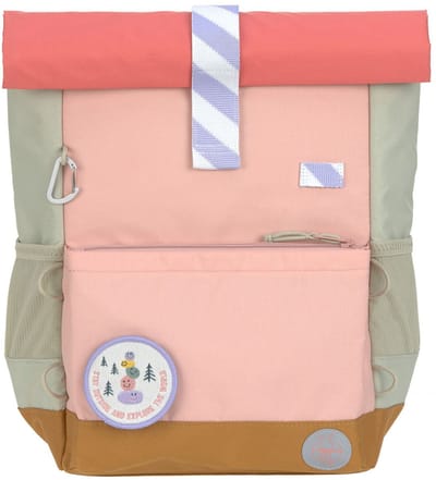 Lässig rugzak voor kinderen Medium Rolltop Backpack - Sunny Explorer Rose / Pink