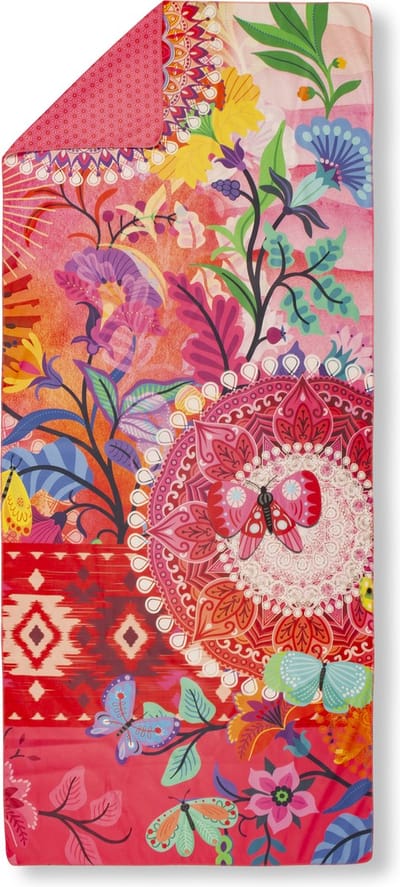 HIP Yoga / Reishanddoek "mandala's en bloemen" - Multi - (75x180 cm) - Microvezel