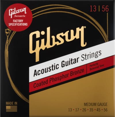 Gibson SAG-CPB13 Gecoate Phosphor Bronze Akoestische Gitaarsnaren (13-56) Medium