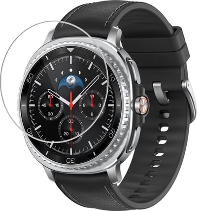 Screenprotector - Geschikt voor Samsung Galaxy Watch 8 Classic (46 mm) - Extra Sterk - Tempered Glass - Gehard Glas - Beschermglas Screen Cover - Bescherm Protector voor Smartwatch