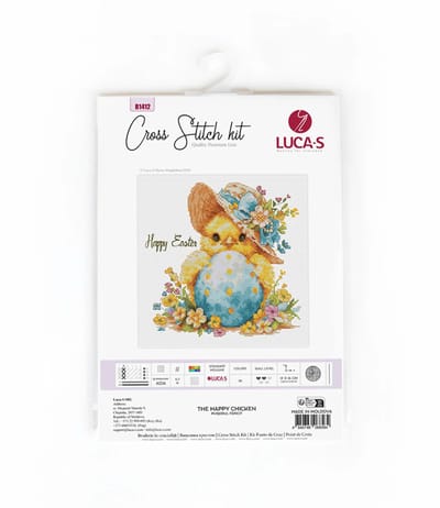 Luca-S The Happy Chicken borduren (pakket) B1412